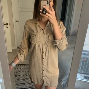 Sneak Peek Button Down Dress